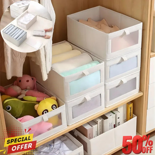 Pack Rangement XXL avec Fenêtre Transparente