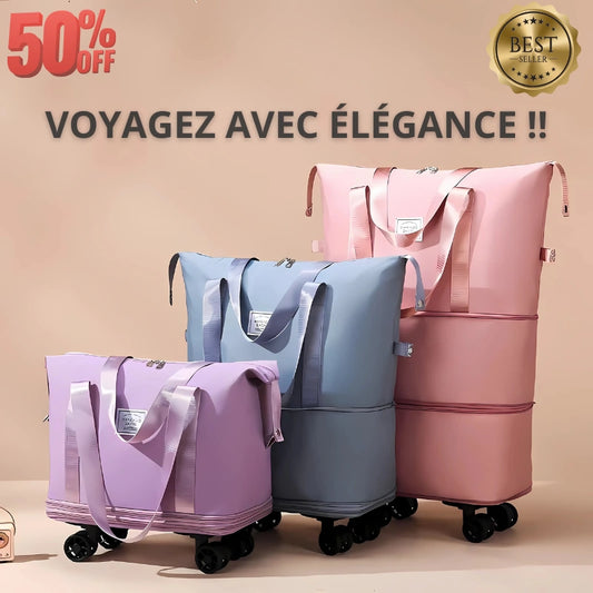 Sac de Voyage Extensible à Roues XXL